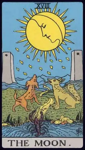 Księżyc - tarot