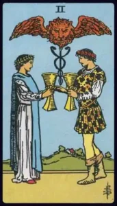 2 kielichy - tarot