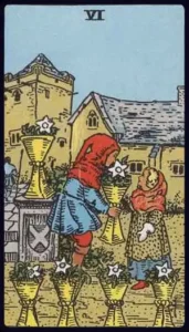 6 kielichów - tarot
