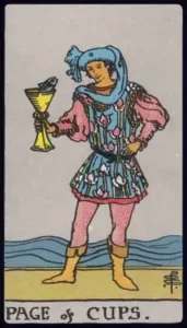 Paź kielichów - tarot